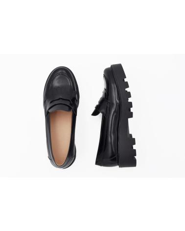 Mocassini EVA MAÑAS  per Donna BLUCHER VESTIR CASUAL PIEL 1650  NEGRO