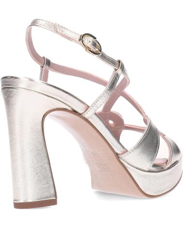 Sandálias de Mulher PEDRO MIRALLES SANDALIA CON TACON 17201 PLATINO