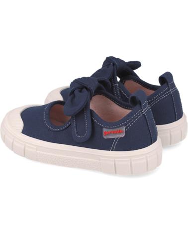 GARVALIN MERCEDITAS BAREFOOT DE LONA AZUL PARA NINA 252380-A089 25238 AZUL MARINO