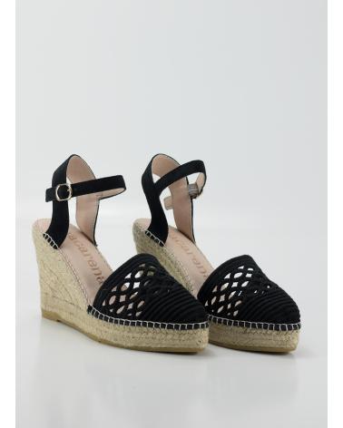 Sandalias MACARENA  de Mujer ALPARGATA DENIS 71  NEGRO