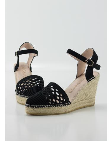 Sandalias MACARENA  de Mujer ALPARGATA DENIS 71  NEGRO