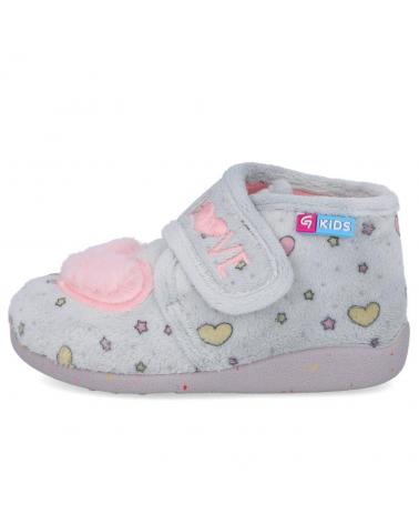 Calzado de casa de Niña GARZON N4072 247 ZAPATILLAS DE CASA NIN GRIS-ROSA