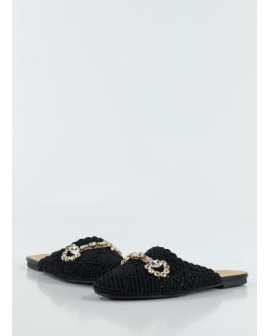 Sandalias KESLEM  de Mujer SANDALIA MULES  NEGRO