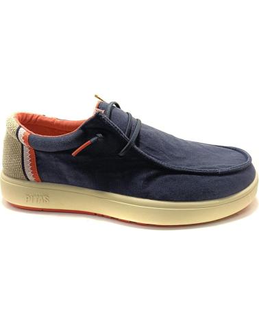Man shoes WALK IN PITAS CANA CANVAS PARA HOMBRE COLOR MARINO  AZUL