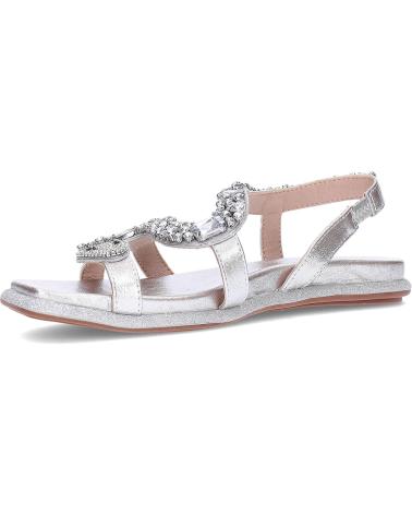 Sandálias LAURA VITA  de Mulher SANDALIAS PARA MUJER MAXINE04  ARGENT