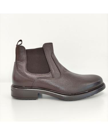 Zapatos FINANO  de Hombre BOTIN FUELLE CABALLERO PIEL MARRON  MARRóN OSCURO