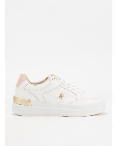 Zapatillas deporte TOMMY HILFIGER  de Mujer ZAPATILLAS LUX HARDWARE COURT SNEAKER  BLANCO