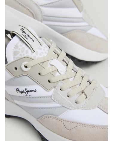 Sportschuhe PEPE JEANS  für Damen ZAPATILLAS LUCKY TOP  BLANCO