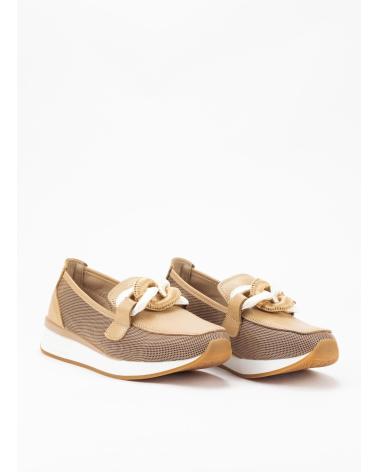 Mocassins THE HAPPY MONK  pour Femme ZAPATILLAS VANITY-011  CAMEL