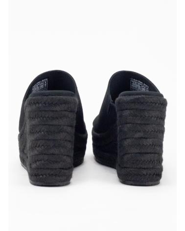 Sandalias CALVIN KLEIN  de Mujer WEDGE ROPE SLIDE MG  NEGRO