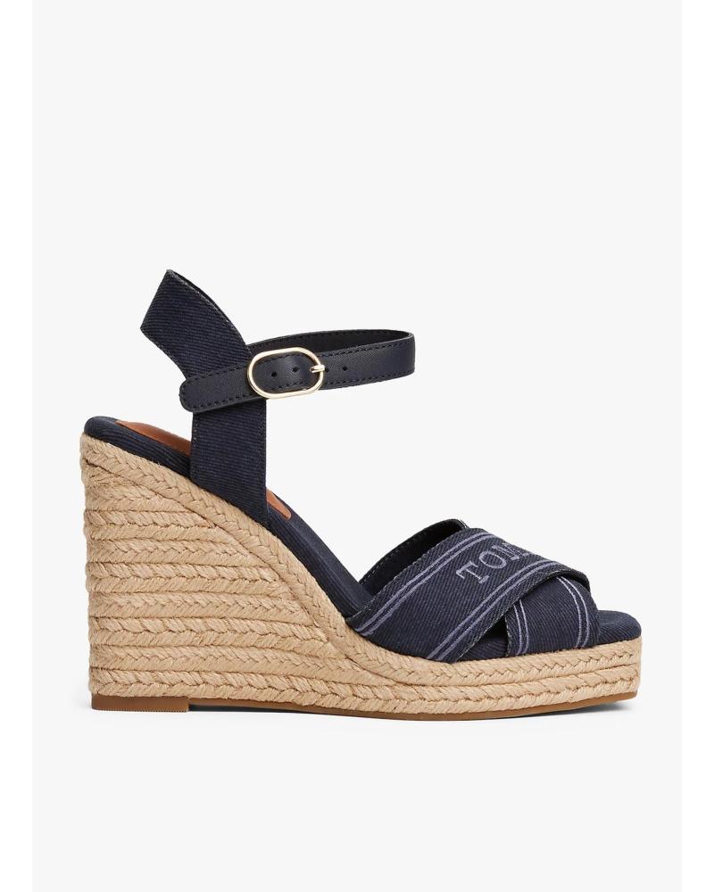 Sandalen TOMMY HILFIGER  für Damen ESPAD HIGH WEDGE  MARINO