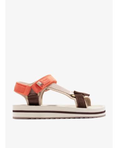 Sandalen D. FRANKLIN  für Damen FOREST HIGH STRIPS  MARRON