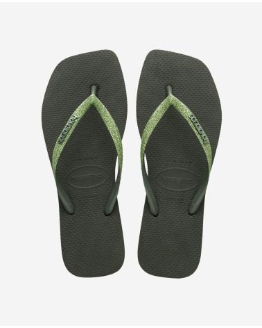 Infradito HAVAIANAS  per Donna MUJER CHANCLAS S SQUARE GLT FC VERDE OLIVE  VARIOS COLORES