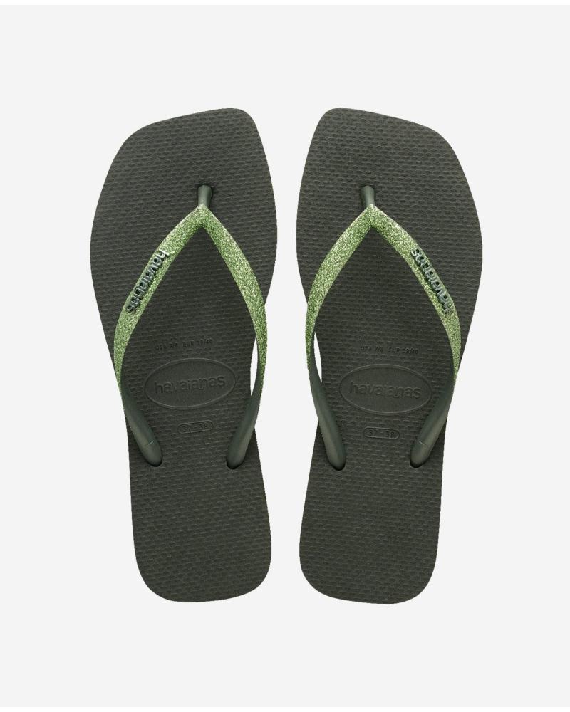 Chanclas HAVAIANAS  de Mujer MUJER CHANCLAS S SQUARE GLT FC VERDE OLIVE  VARIOS COLORES