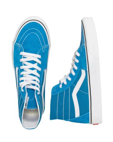 VANS OFF THE WALL VANS SK8 HI TAPERED THEORY MEDITERRANEAN BLUE AZUL