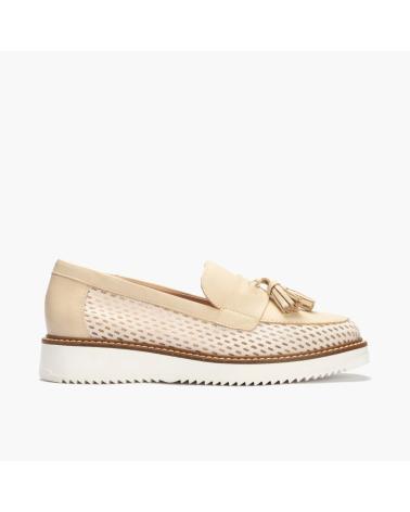 Halbschuhe PITILLOS  für Damen MOCASIN PLATAFORMA BAJA MUJER REJILLA CON BORLAS  BEIGE