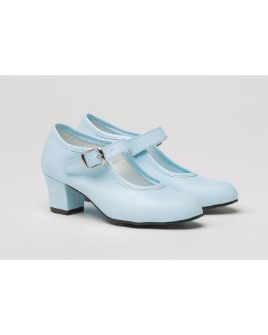ANGELITOS ZAPATO FLAMENCA 302 CELESTE