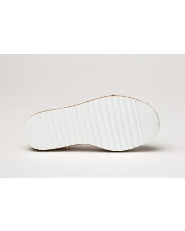 Zapatos EVA MAÑAS  de Mujer IBICENCA ANTE TRENZAS GEL-MEMORY FOAM1252  BLANCO