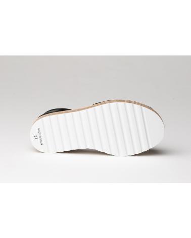 Woman shoes EVA MAÑAS IBICENCA ANTE TRENZAS GEL-MEMORY FOAM1252  NEGRO