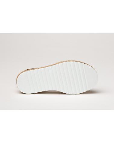 Woman shoes EVA MAÑAS IBICENCA SACO METALIZADO GEL-MEMORY FOAM 1254  PLATINO