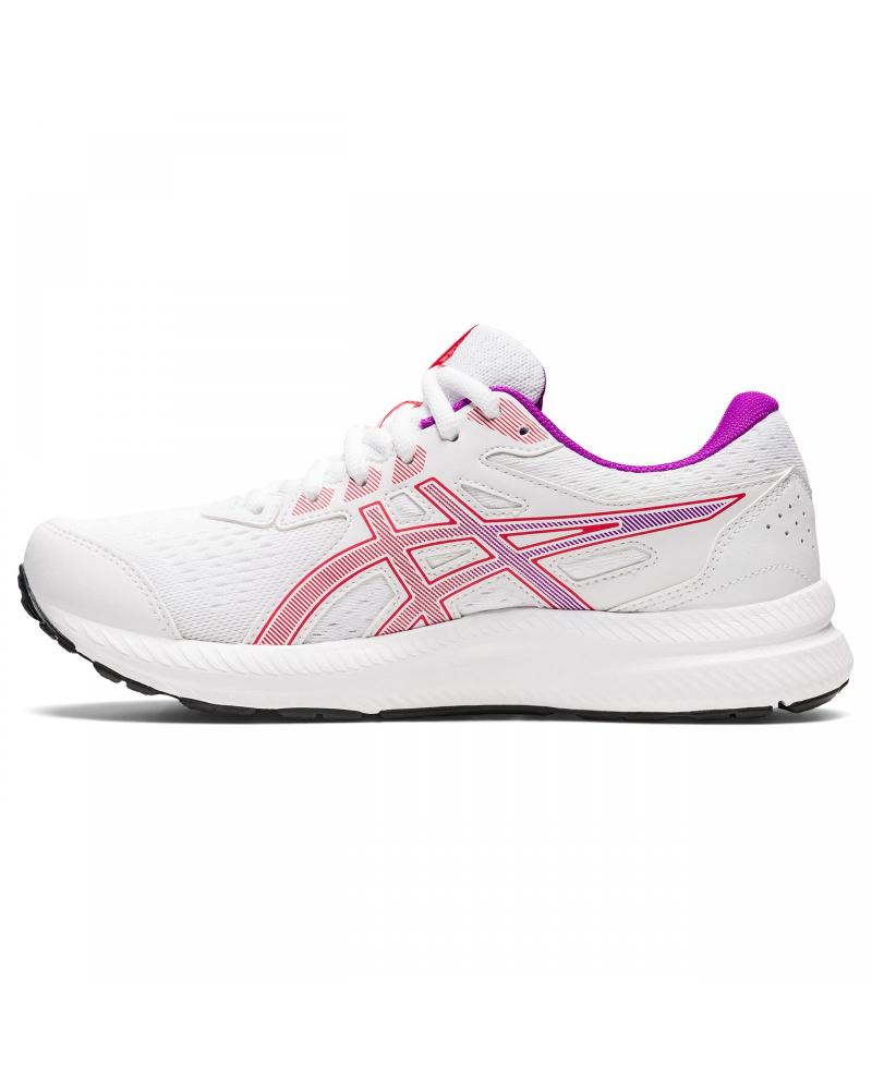 Deportivas de Mujer y Niña ASICS ZAPATILLAS BLANCAS DETALLES ROJO MORADO MULTICOLOR