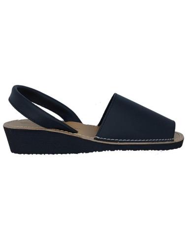 Sandali HURAN  per Donna MENORQUINA PIEL CUNA  NEGRO