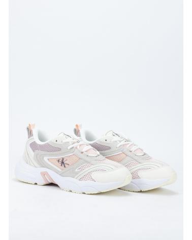 Zapatillas deporte CALVIN KLEIN  de Mujer ZAPATILLAS RETRO TENNIS SU-MESH WN  BEIGE
