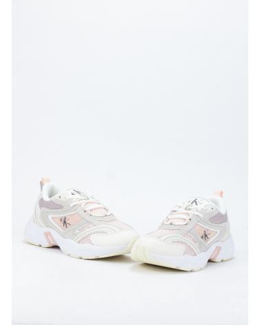 Zapatillas deporte CALVIN KLEIN  de Mujer ZAPATILLAS RETRO TENNIS SU-MESH WN  BEIGE