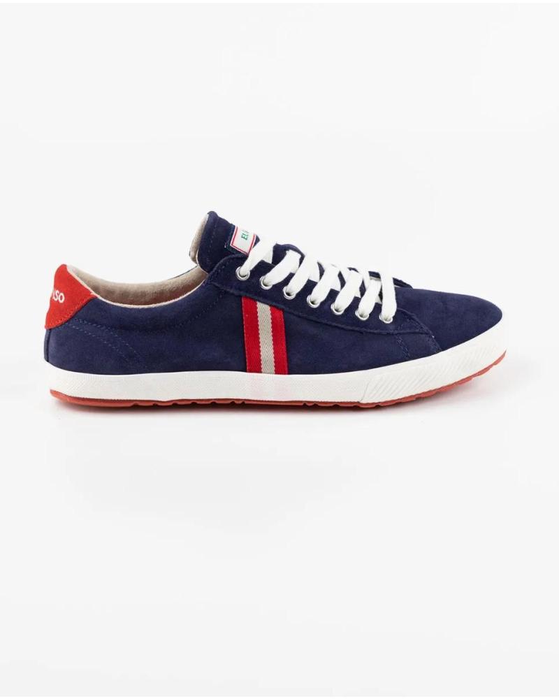 Deportivas EL GANSO  de Hombre ZAPATILLAS LOW TOP ANTE MARINO 4110W240026  AZUL