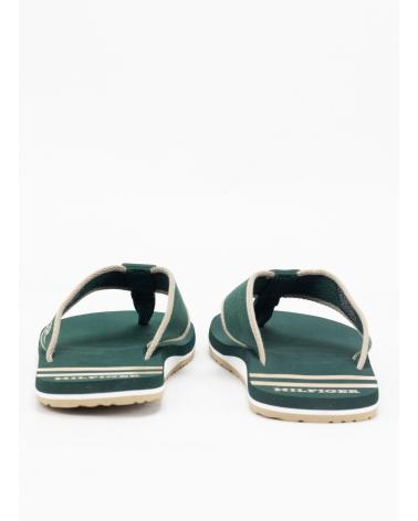 Zehansandalen TOMMY HILFIGER  für Herren CHANCLAS SPORTY HILFIGER BEACH SANDAL  VERDE