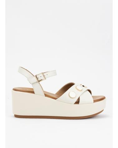 Sandalias INUOVO  de Mujer SANDALIAS 123109  BEIGE