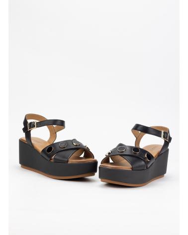 Sandales INUOVO  pour Femme SANDALIAS 123109  NEGRO