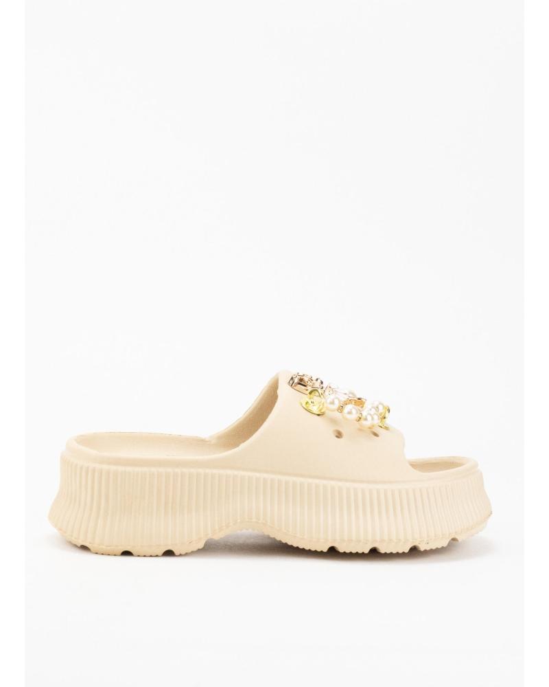 Zehansandalen KESLEM  für Damen CHANCLA XF80-62  TAUPE