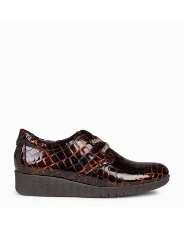 Woman shoes MIMAO BLUCHER COCO - MOCASIN CORDONES ELASTICOS MARRON  MARRóN
