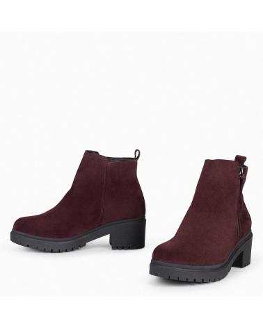 Stivaletti MIMAO  per Donna POP - BOTIN DE PIEL HIDROFUGO  BURDEOS