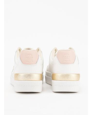 Zapatillas deporte TOMMY HILFIGER  de Mujer ZAPATILLAS LUX HARDWARE COURT SNEAKER  BLANCO
