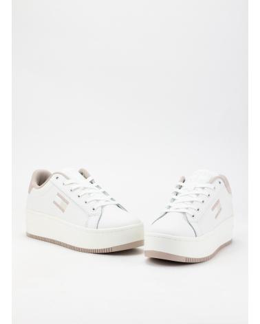 Zapatillas deporte TOMMY HILFIGER  de Mujer ZAPATILLAS TJW FLATFORM ESS  BLANCO