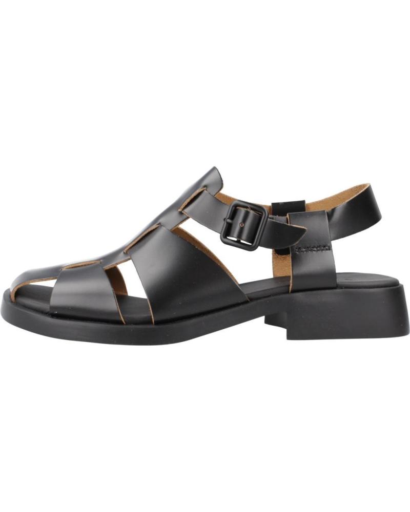 CAMPER SANDALIA CASUAL DE PIEL CON SUELA DE GOMA NEGRO