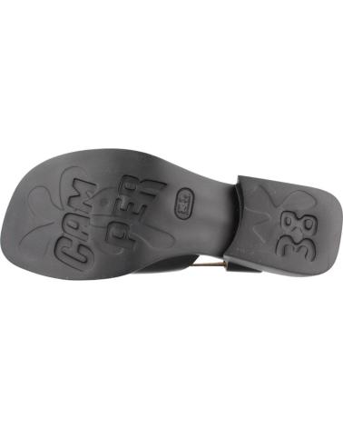 CAMPER SANDALIA CASUAL DE PIEL CON SUELA DE GOMA NEGRO