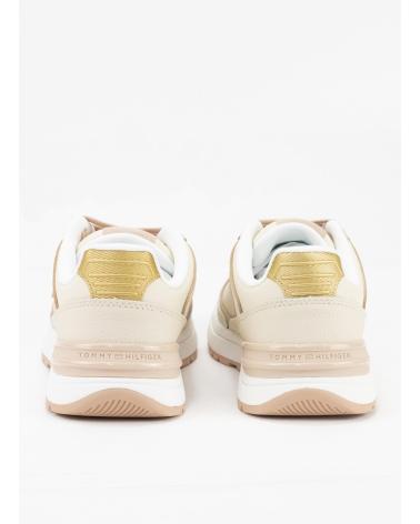 Zapatillas deporte TOMMY HILFIGER  de Mujer ZAPATILLAS CASUAL FASHION RUNNER LTHR  BEIGE