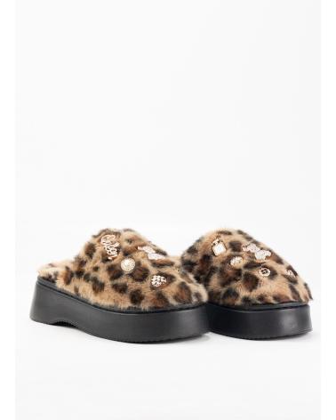 Pantoufles KESLEM  pour Femme XF80-95  LEOPARDO