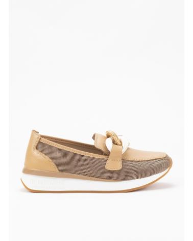 Mocassins THE HAPPY MONK  pour Femme ZAPATILLAS VANITY-011  CAMEL