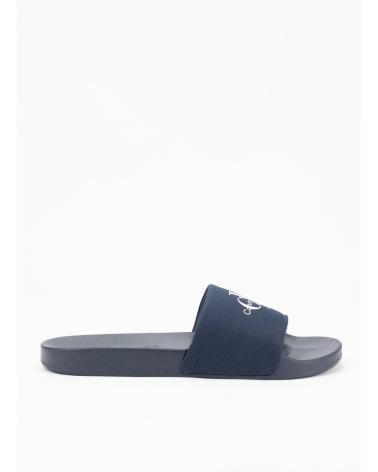 Chanclas CALVIN KLEIN  de Hombre SLIDE MONOGRAM CV  MARINO
