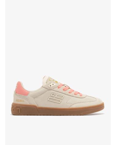 Zapatillas deporte D. FRANKLIN  de Mujer REBEL BASIC FLAG  BEIGE