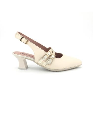 Shuhe ferse PITILLOS  für Damen MERCEDES PITEBI COLOR 12571  BEIGE