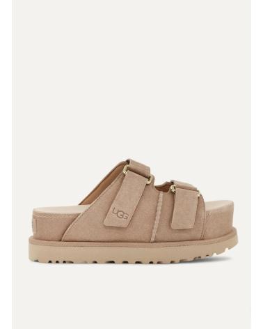 SANDALES UGG GOLDENSTAR HI SLIDE BEIGE TAUPE TAUPE