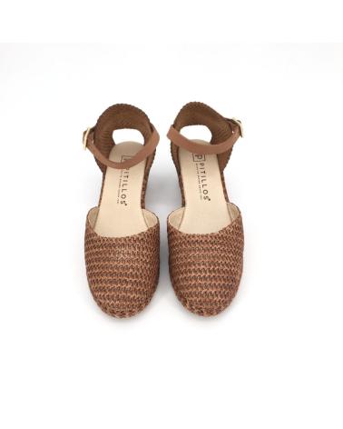 Sandali PITILLOS  per Donna SANDALIA PITVAL COLOR CUERO 12572  MARRóN