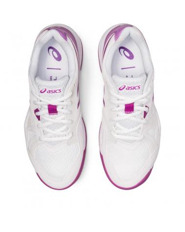 Deportivas de Mujer y Niña ASICS ASCIS GEL-PADEL PRO 5 GS 1044A048-100 BLANCO-MORADO MULTICOLOR