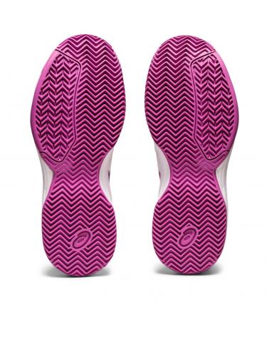 Deportivas de Mujer y Niña ASICS ASCIS GEL-PADEL PRO 5 GS 1044A048-100 BLANCO-MORADO MULTICOLOR