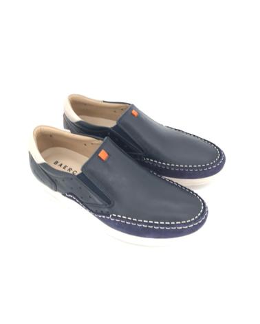 Man Mocasines BAERCHI MOCASIN BAEPIN COLOR MARINO 12878  AZUL